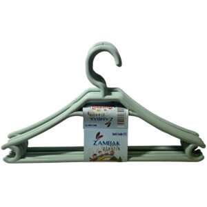 6 PC PLASTIC HANGERS (SMALL)